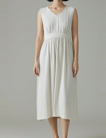 Rochie midi Shein, alb