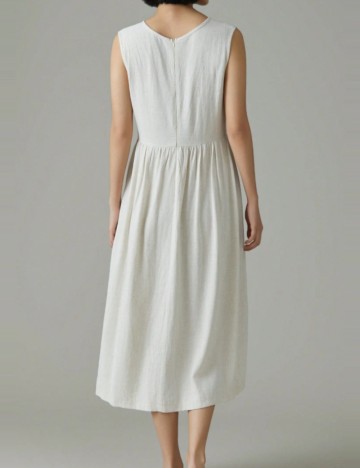 Rochie midi Shein, alb