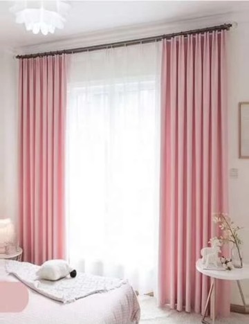 Draperie Shein, roz