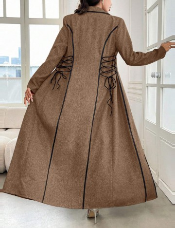 Cardigan lung Shein, maro