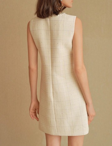 Rochie mini MOTF by Shein, crem