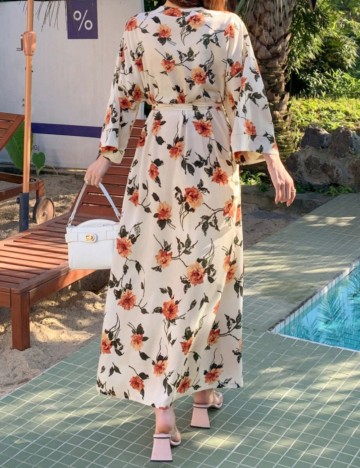 Rochie maxi Shein, mix culori