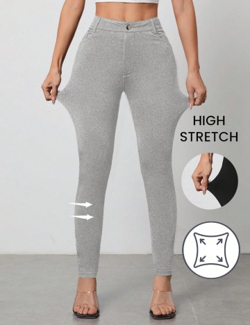 Pantaloni Shein, gri