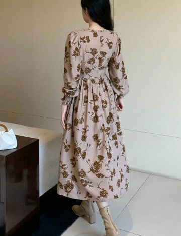 Rochie midi Shein, bej