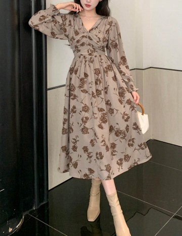 Rochie midi Shein, bej