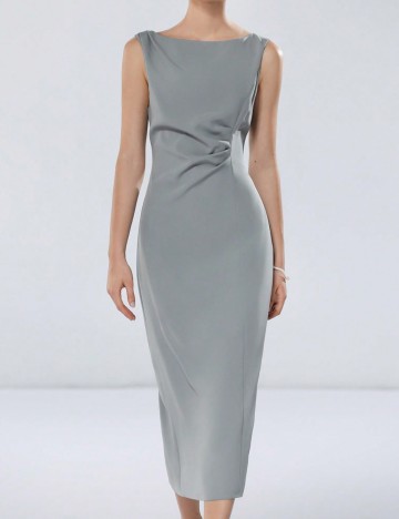 Rochie midi Shein, gri