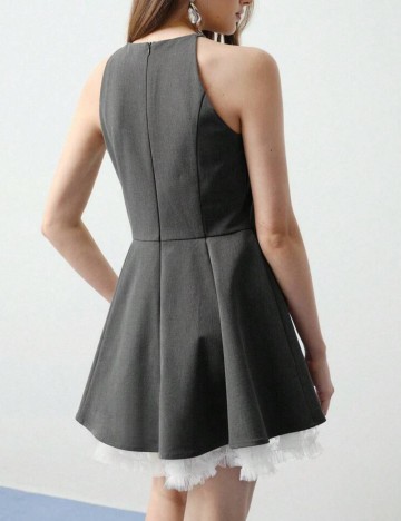 Rochie mini MOTF by Shein, gri