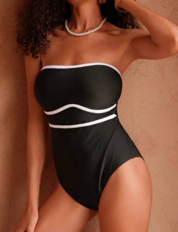 Costum de baie întreg Shein, negru