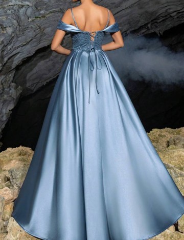 Rochie de ocazie Shein, albastru