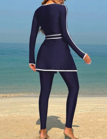 Costum de baie Shein, albastru