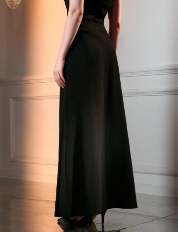 Fustă maxi MOTF by Shein, negru