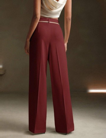 Pantaloni Shein, vișiniu