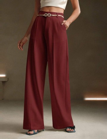 Pantaloni Shein, vișiniu