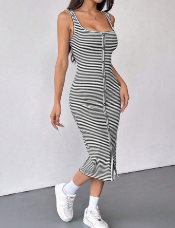 Rochie midi Shein, mix culori