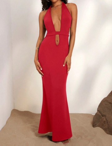 Rochie maxi Shein, roșu