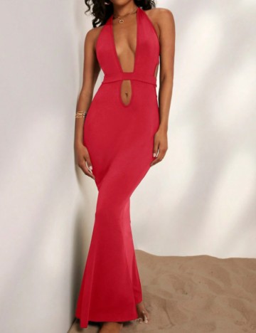 Rochie maxi Shein, roșu