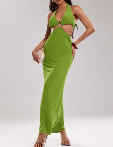 Rochie maxi Shein, verde