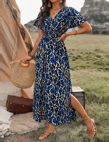 Rochie maxi Shein, mix culori