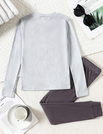 Compleu pijamale Shein, mix culori