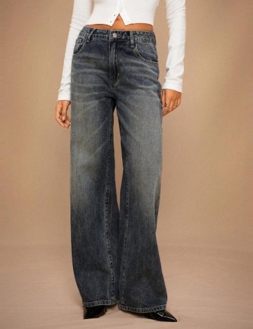 Jeans Shein, albastru