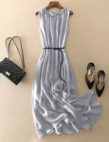 Rochie midi Shein, gri