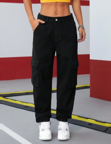 Jeans Shein, negru