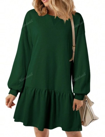 Rochie midi Shein, verde