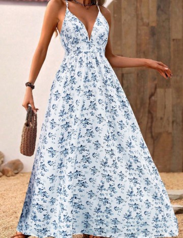 Rochie maxi Shein, mix culori