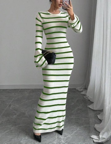 Rochie maxi Shein, mix culori