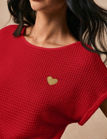 Tricou Shein, roșu
