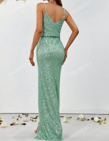 Rochie maxi Shein, verde