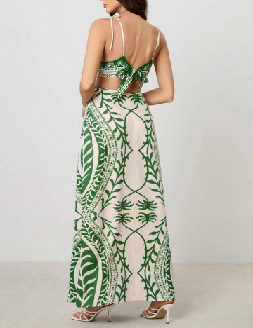 Rochie maxi Shein, mix culori