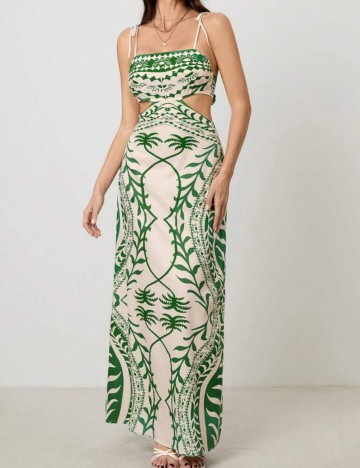 Rochie maxi Shein, mix culori