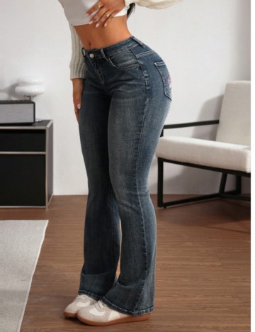 Jeans Shein, albastru