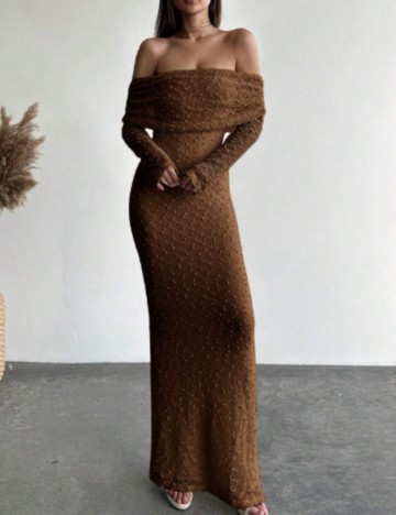 Rochie maxi Shein, maro