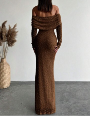 Rochie maxi Shein, maro