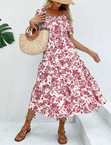 Rochie maxi Shein, mix culori