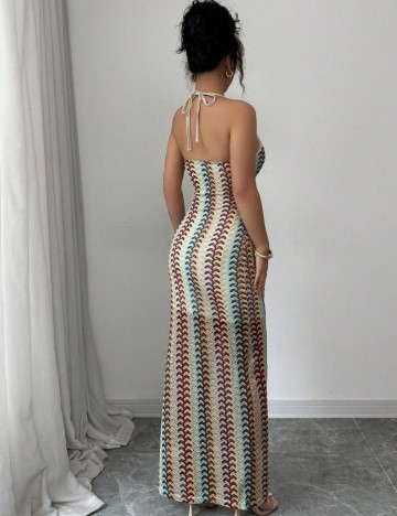 Rochie maxi Shein, mix culori
