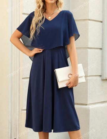 Rochie midi Shein, albastru