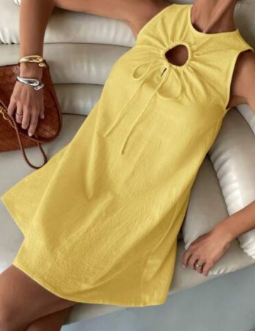 Rochie mini Shein, galben