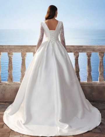 Rochie de mireasă Shein, ivory