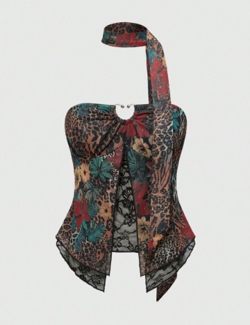 Top Shein, mix culori