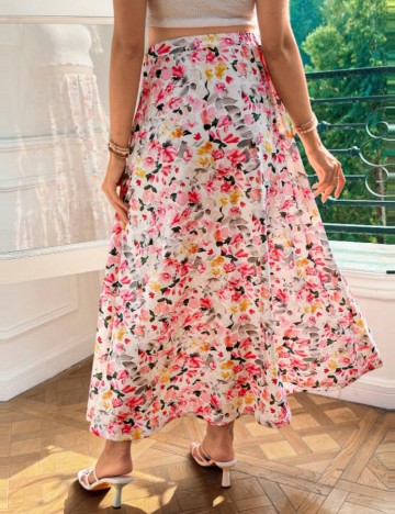 Fustă maxi Shein, mix culori