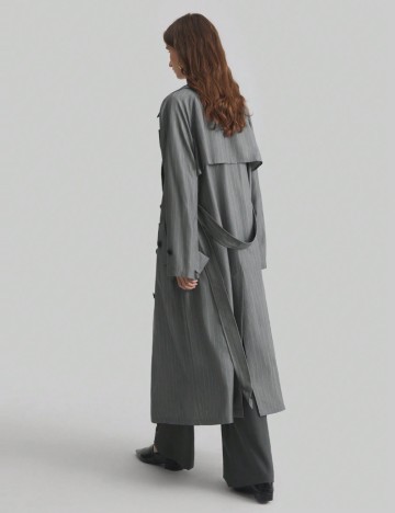 Trench Shein, gri