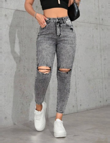 Jeans Shein, gri