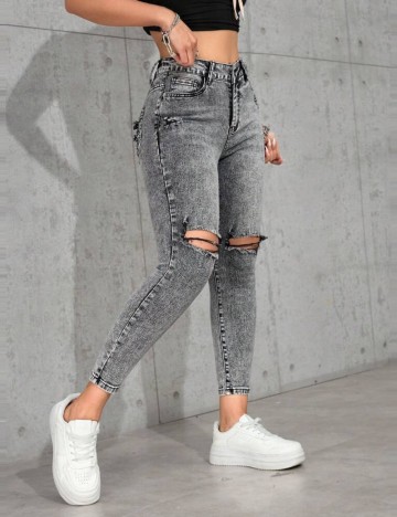 Jeans Shein, gri