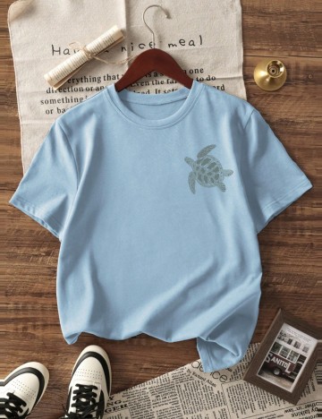Tricou Shein, albastru