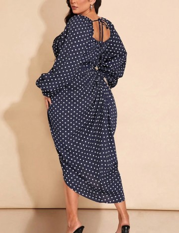 Rochie maxi Shein Curve+, albastru