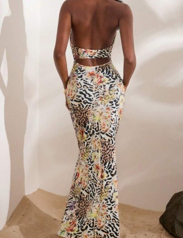 Rochie maxi Shein, mix culori