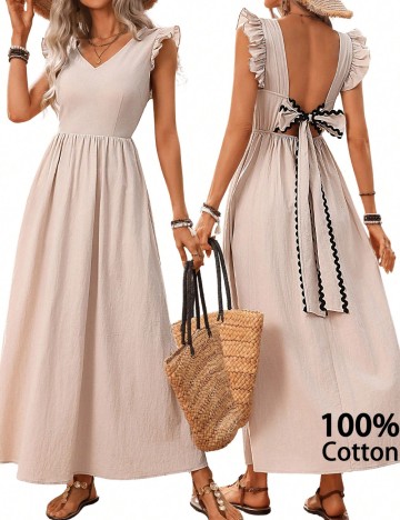 Rochie maxi Shein, bej